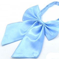 Satin Damenfliege - Blau Damen Krawatte, Fliege